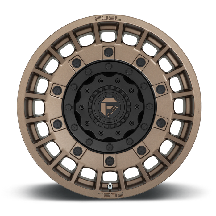 Fuel 1PC D725 MILITIA 20X9 1 6X135/6X5.3/6X139.7/6X5.5 Matte Bronze & Black