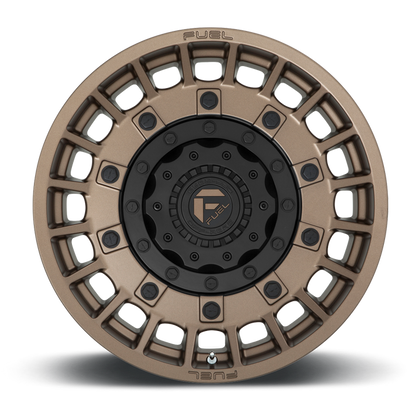 Fuel 1PC D725 MILITIA 20X9 1 6X135/6X5.3/6X139.7/6X5.5 Matte Bronze & Black