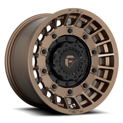 Fuel 1PC D725 MILITIA 20X10 -18 8X180/8X7.1 Matte Bronze & Black