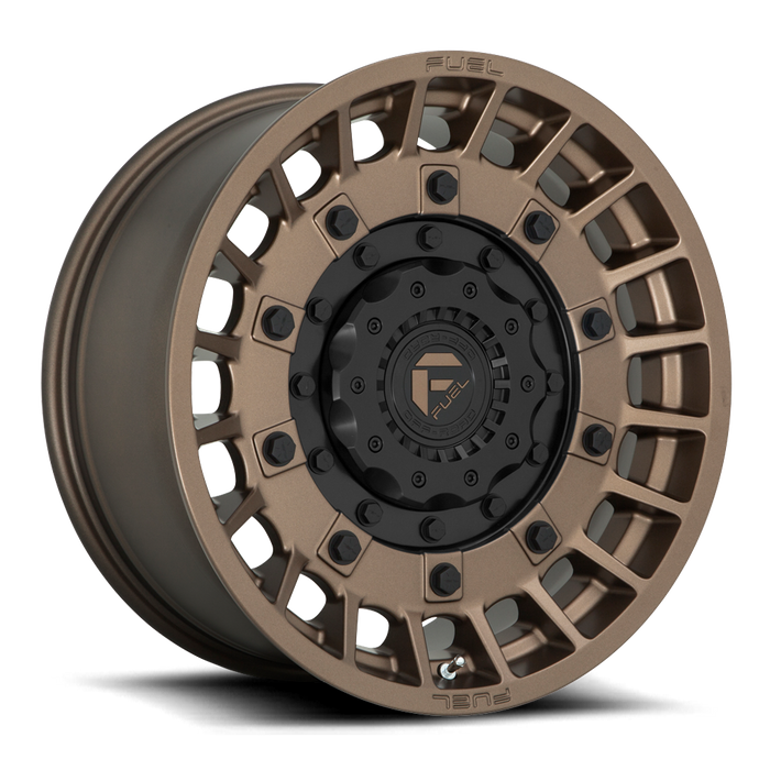 Fuel 1PC D725 MILITIA 20X9 1 6X135/6X5.3/6X139.7/6X5.5 Matte Bronze & Black