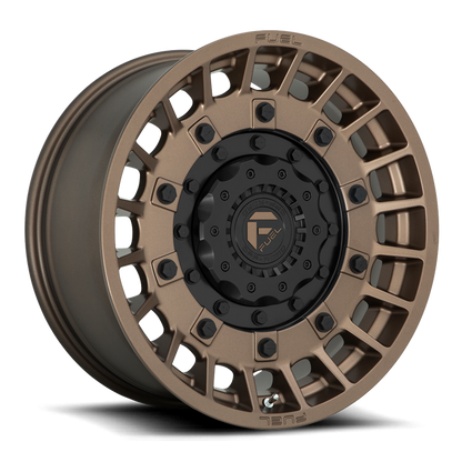 Fuel 1PC D725 MILITIA 20X9 1 6X135/6X5.3/6X139.7/6X5.5 Matte Bronze & Black