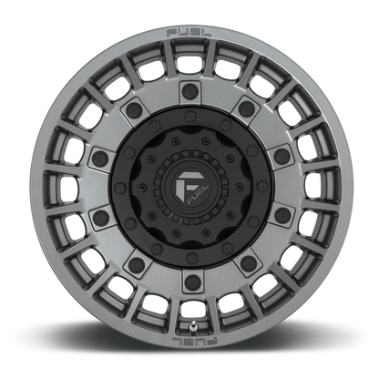 Fuel 1PC D726 MILITIA 17X9 -12 6X135/6X5.3/6X139.7/6X5.5 Matte Anthracite And Black