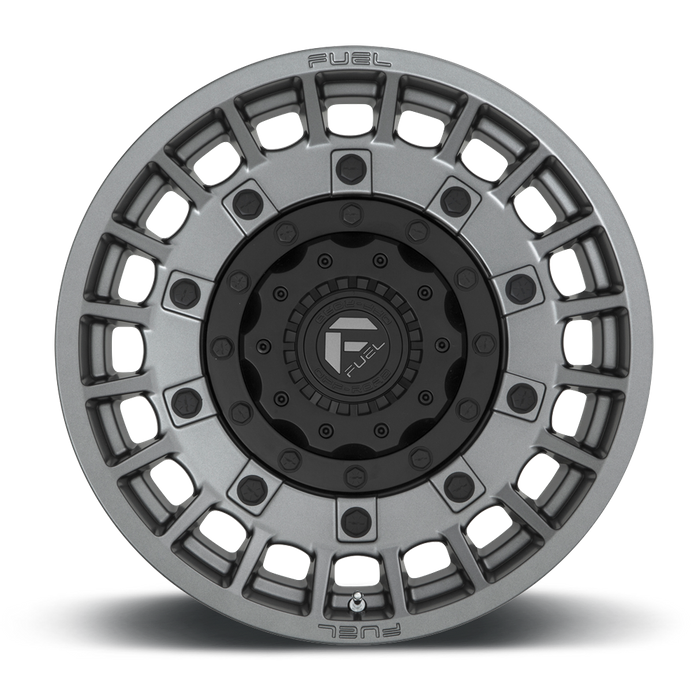 Fuel 1PC D726 MILITIA 20X10 -18 8X165.1/8X6.5 Matte Anthracite And Black