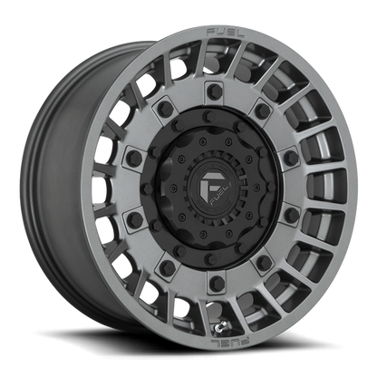 Fuel 1PC D726 MILITIA 20X10 -18 8X180/8X7.1 Matte Anthracite And Black