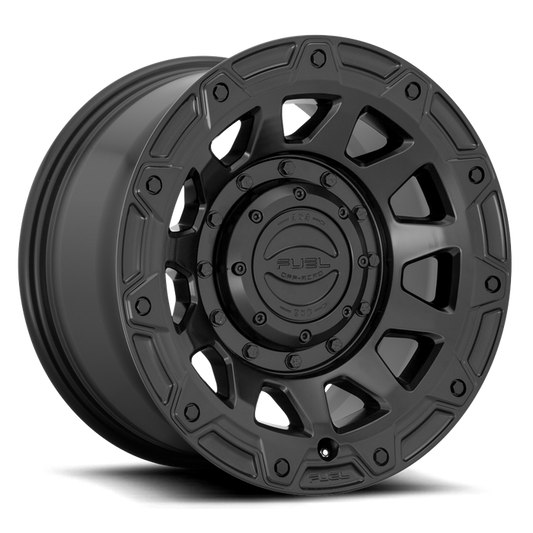 Fuel 1PC D729 TRACKER 17x9 -12 6x135/6x139.7/6x135/5.5 SATIN BLACK