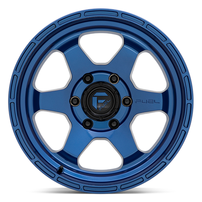 Fuel 1PC D739 SHOK 17X9 -12 6X139.7/6X5.5 Dark Blue
