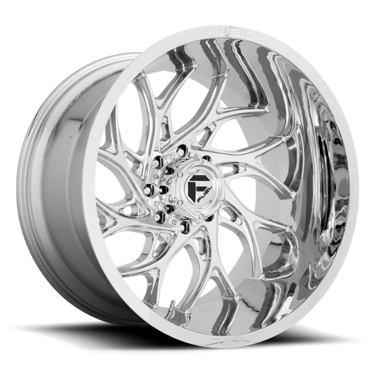 Fuel 1PC D740 RUNNER 22x10 -18 6x139.7/6x5.5 Chrome