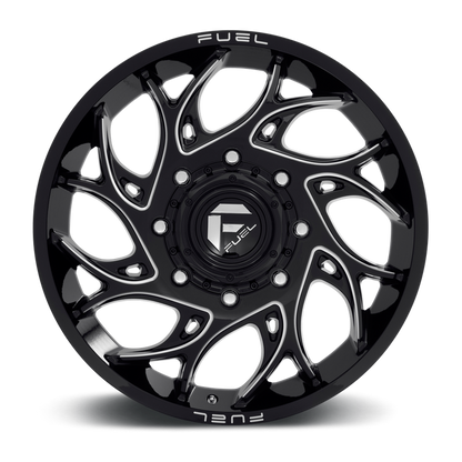 Fuel 1PC D741 RUNNER 20X8.25 105 8X200/8X200 Gloss Black Milled