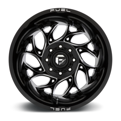 Fuel 1PC D741 RUNNER 20X8.25 -265 8X165.1/8X6.5 Gloss Black Milled