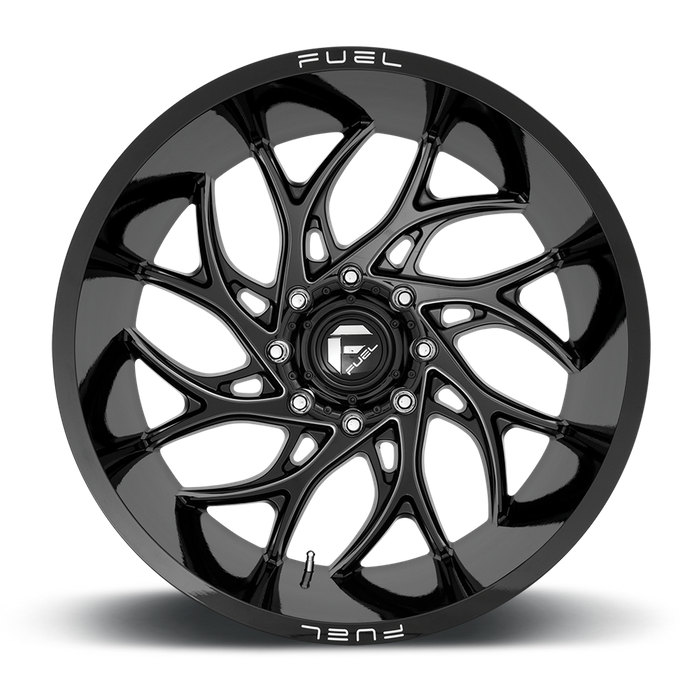 Fuel 1PC D741 RUNNER 20x10 -18 5x127/5x5.0 Gloss Black Milled