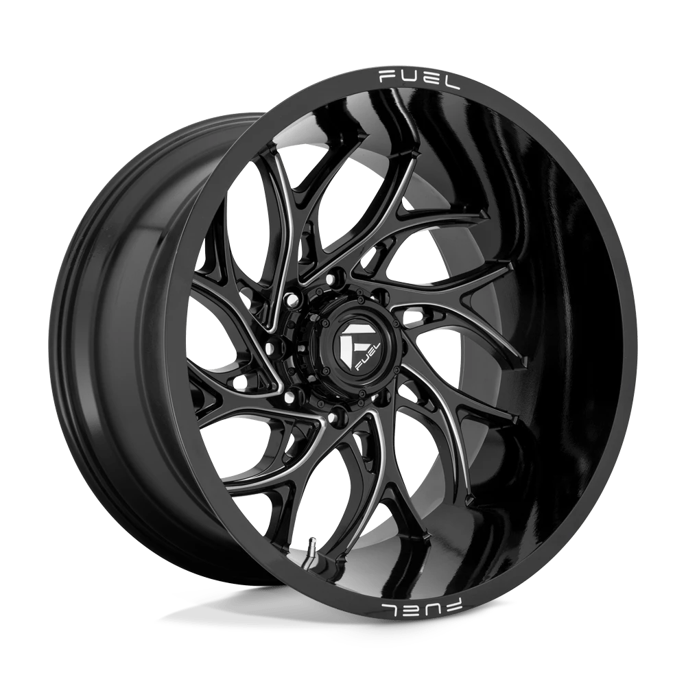 Fuel 1PC D741 RUNNER 20X8.25 -221 8X210/8X210 Gloss Black Milled