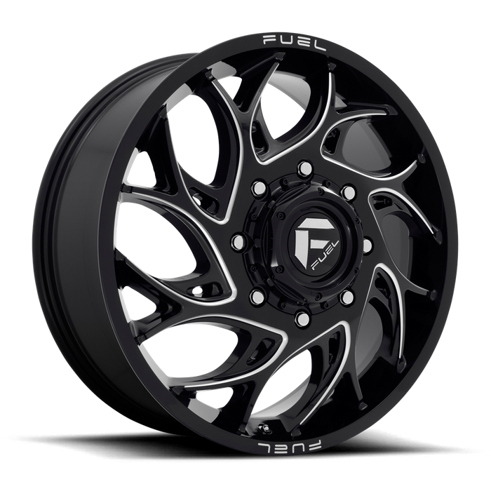 Fuel 1PC D741 RUNNER 22X8.25 105 8X165.1/8X6.5 Gloss Black Milled