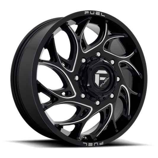 Fuel 1PC D741 RUNNER 22X8.25 105 8X210/8X210 Gloss Black Milled