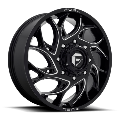 Fuel 1PC D741 RUNNER 20X8.25 105 8X200/8X200 Gloss Black Milled