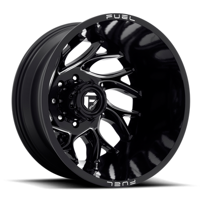 Fuel 1PC D741 RUNNER 20X8.25 -246 8X210/8X210 Gloss Black Milled