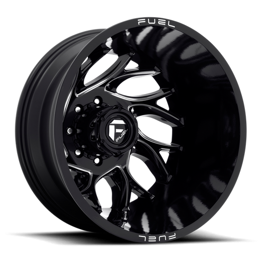 Fuel 1PC D741 RUNNER 20X8.25 -246 8X210/8X210 Gloss Black Milled