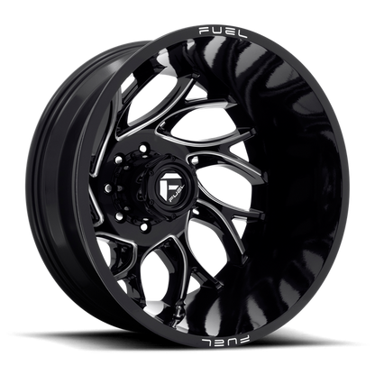Fuel 1PC D741 RUNNER 22X8.25 -176 8X200/8X200 Gloss Black Milled