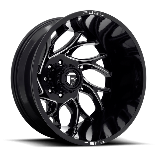 Fuel 1PC D741 RUNNER 22X8.25 -176 8X200/8X200 Gloss Black Milled