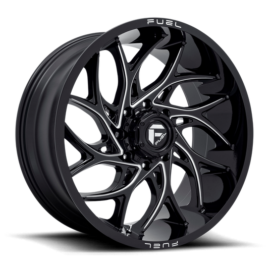 Fuel 1PC D741 RUNNER 24X11 0 8X170/8X6.7 Gloss Black Milled