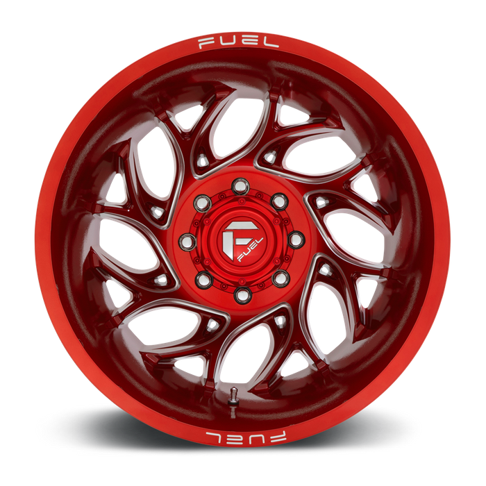 Fuel 1PC D742 RUNNER 22X8.25 -202 8X200/8X200 Candy Red Milled