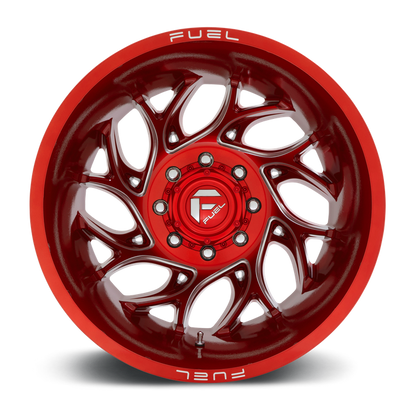 Fuel 1PC D742 RUNNER 22X8.25 -220 8X210/8X210 Candy Red Milled