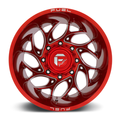 Fuel 1PC D742 RUNNER 20X8.25 -240 8X165.1/8X6.5 Candy Red Milled
