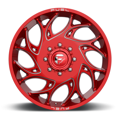 Fuel 1PC D742 RUNNER 22X8.25 105 8X200/8X200 Candy Red Milled