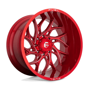 Fuel 1PC D742 RUNNER 22X8.25 105 8X210/8X210 Candy Red Milled