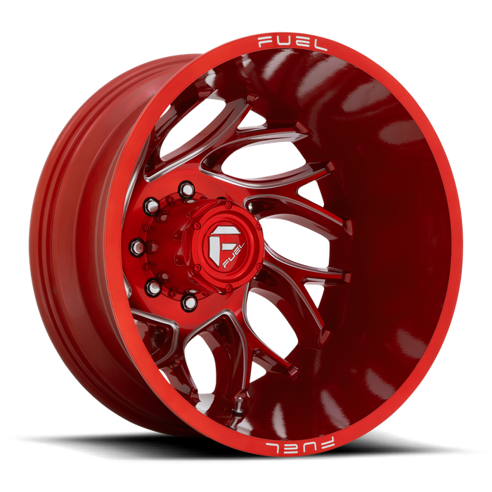 Fuel 1PC D742 RUNNER 22X8.25 -202 8X200/8X200 Candy Red Milled
