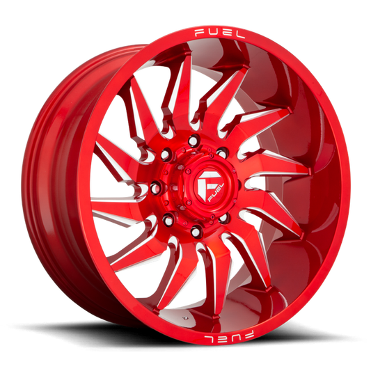 Fuel 1PC D745 SABER 20x10 -18 5x150/5x150 Candy Red Milled