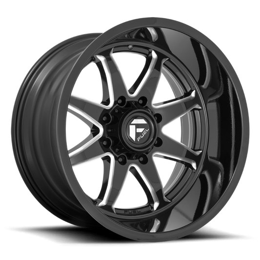 Fuel 1PC D749 HAMMER 22X10 -18 5X127/5X5.0 Gloss Black Milled