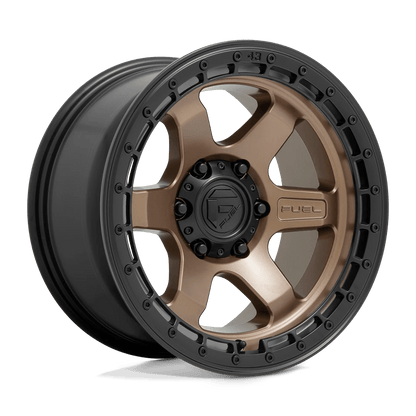Fuel 1PC D751 BLOCK 18X9 20 6X114.3/6X4.5 Matte Bronze With Black Ring
