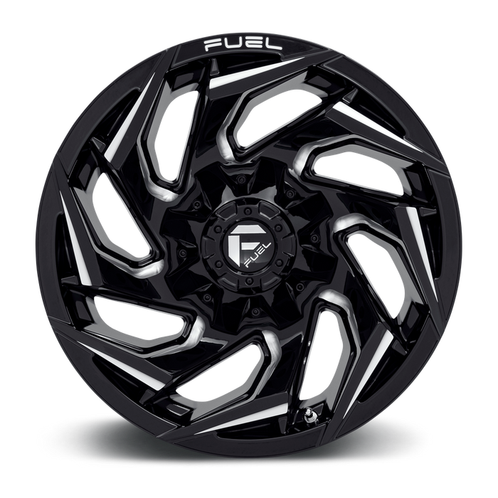 Fuel 1PC D753 REACTION 17X9 1 6X135/6X5.3/6X139.7/6X5.5 Gloss Black Milled