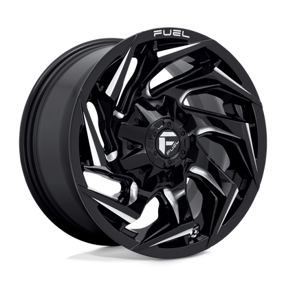 Fuel 1PC D753 REACTION 15X8 -18 5X139.7/5X5.5 Gloss Black Milled