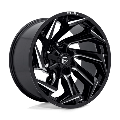Fuel 1PC D753 REACTION 22X12 -44 8X165.1/8X6.5 Gloss Black Milled