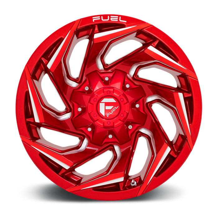 Fuel 1PC D754 REACTION 17X9 1 6X135/6X5.3/6X139.7/6X5.5 Candy Red Milled