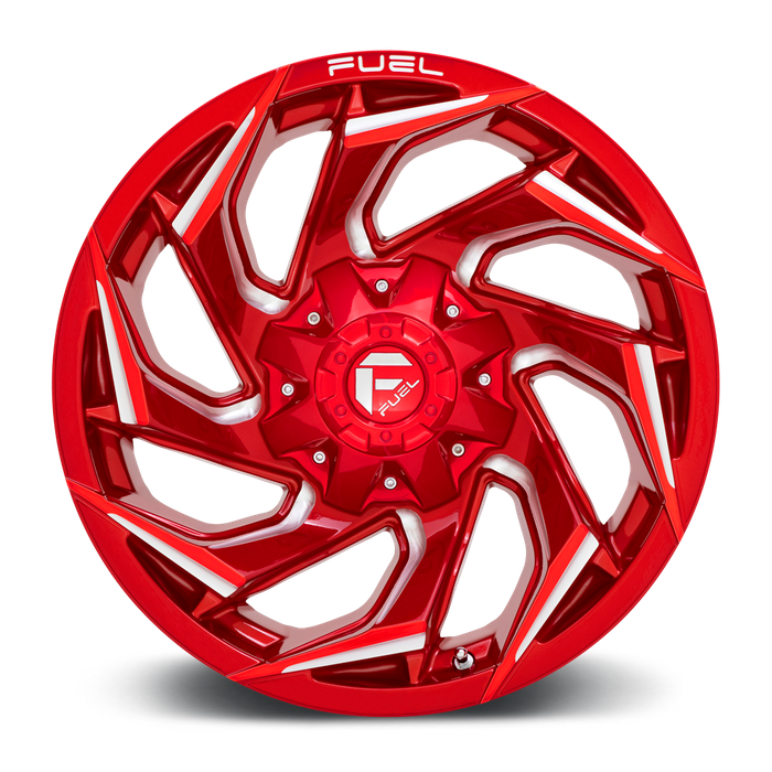 Fuel 1PC D754 REACTION 18X9 1 8X170/8X6.7 Candy Red Milled