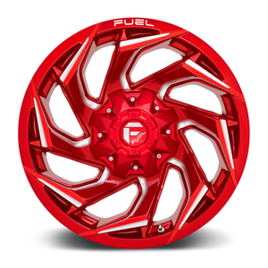 Fuel 1PC D754 REACTION 18X9 1 5X114.3/5X127/5X4.5/5.0 Candy Red Milled