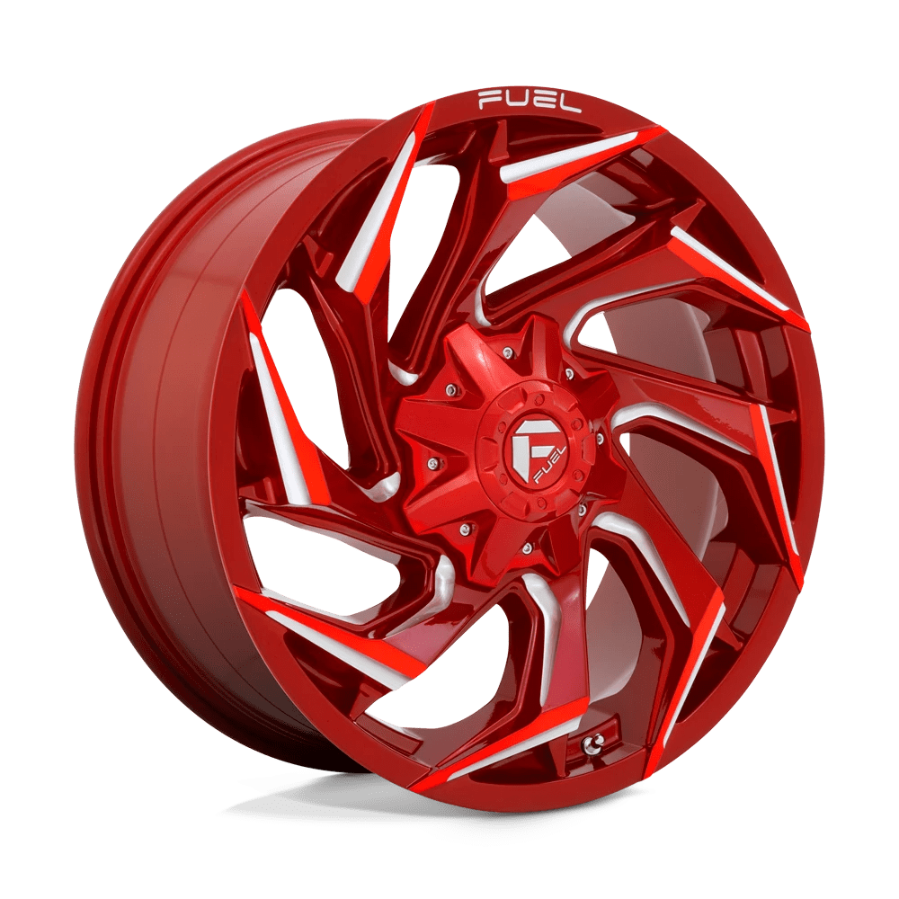 Fuel 1PC D754 REACTION 20X9 20 8X170/8X6.7 Candy Red Milled