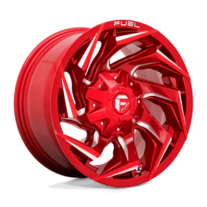 Fuel 1PC D754 REACTION 20X9 1 8X165.1/8X6.5 Candy Red Milled