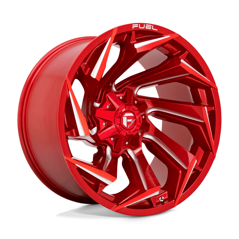 Fuel 1PC D754 REACTION 22X12 -44 8X170/8X6.7 Candy Red Milled
