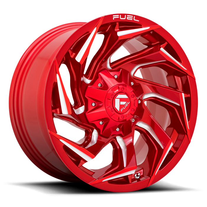 Fuel 1PC D754 REACTION 18X9 1 8X170/8X6.7 Candy Red Milled