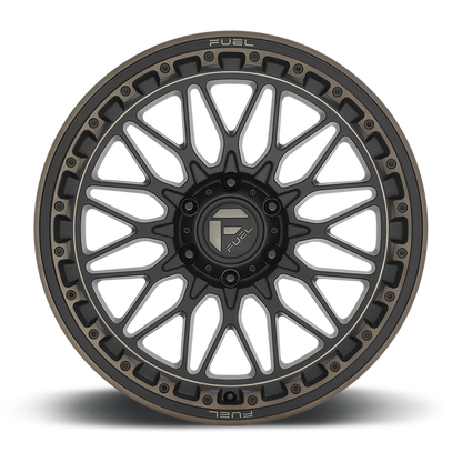 Fuel 1PC D759 TRIGGER 20X9 1 6X114.3/6X4.5 Matte Black Dark Tint