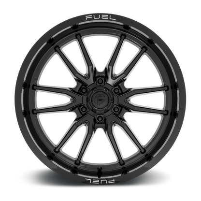 Fuel 1PC D760 CLASH 22X10 -18 6X135/6X5.3 Gloss Black