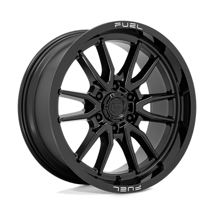 Fuel 1PC D760 CLASH 20X9 1 6X139.7/6X5.5 Gloss Black