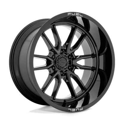 Fuel 1PC D760 CLASH 22X12 -44 6X139.7/6X5.5 Gloss Black