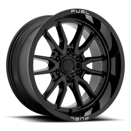 Fuel 1PC D760 CLASH 18X9 -12 6X139.7/6X5.5 Gloss Black