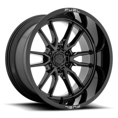 Fuel 1PC D760 CLASH 22X12 -44 6X139.7/6X5.5 Gloss Black