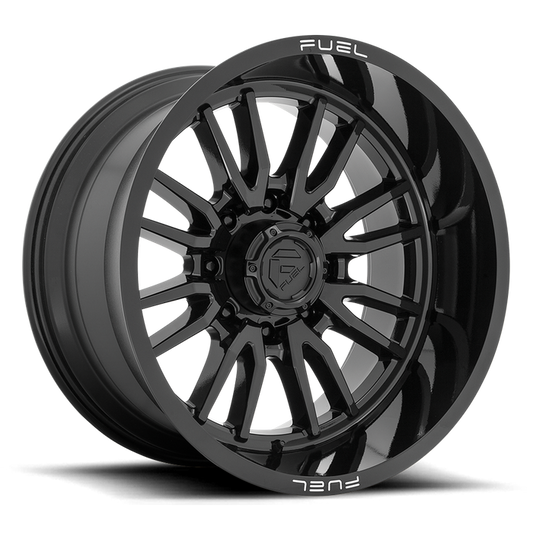 Fuel 1PC D760 CLASH 22X12 -44 8X165.1/8X6.5 Gloss Black
