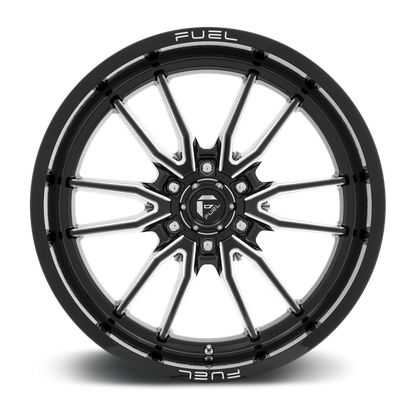 Fuel 1PC D761 CLASH 22X10 -18 6X135/6X5.3 Gloss Black Milled